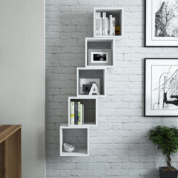 Estante de pared Box blanco Practica Hogar