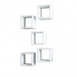 Estante de pared Box blanco Practica Hogar