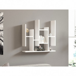 Estante de pared Flower blanco Practica Hogar
