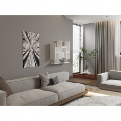Estante de pared Flower blanco Practica Hogar