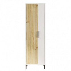 Mueble auxiliar DY1-WK blanco nogal Practica Hogar