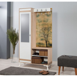 Recibidor İNCİ-729 sonoma roble Practica Hogar