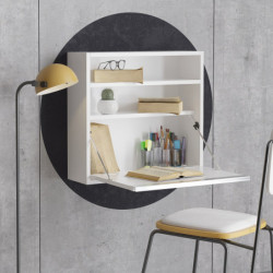 Escritorio de estudio Optimum blanco Practica Hogar