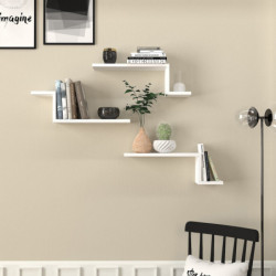 Estante de pared Lowa blanco Practica Hogar
