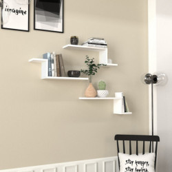 Estante de pared Lowa blanco Practica Hogar