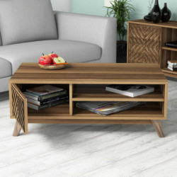 Mesa de centro İnci nogal Practica Hogar