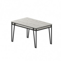 Mesa de comedor extensible Pal blanco Practica Hogar