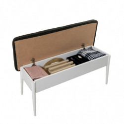 Set mesa comedor extensible y sillas (5 piezas) Vina antracita blanco Practica Hogar