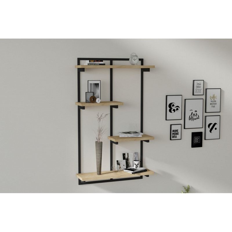 Estante de pared Dodo roble zafiro Practica Hogar Estante de pared Dodo roble zafiro Practica Hogar