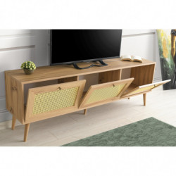 Mueble TV Likya 180 roble Practica Hogar