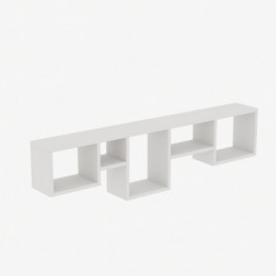 Estante de pared Amanos blanco Practica Hogar