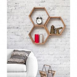 Estante de pared ELFO-nogal Practica Hogar