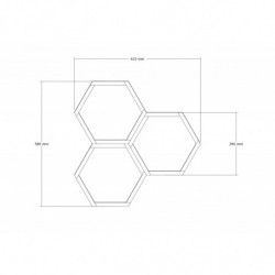 Estante de pared ELFO-nogal Practica Hogar