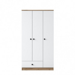 Armario BA117-2253 blanco nogal Practica Hogar