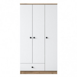 Armario BA117-2253 blanco nogal Practica Hogar