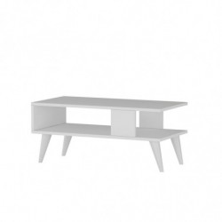 Mesa de centro Ayca Blanco Practica Hogar