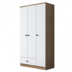 Armario BA117-2253 blanco nogal Practica Hogar