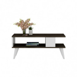 Mesa de centro Ayca Nogal Blanco Practica Hogar