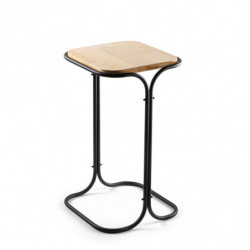 Mesa de centro Shb-001-A Negro Natural Practica Hogar