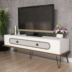Mueble TV Ekol blanco Practica Hogar