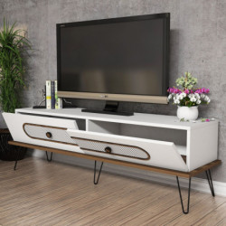 Mueble TV Ekol blanco Practica Hogar