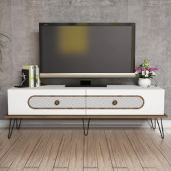Mueble TV Ekol blanco Practica Hogar