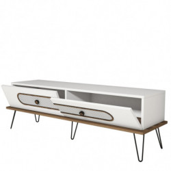 Mueble TV Ekol blanco Practica Hogar