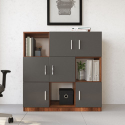 Mueble auxiliar VO7-BA antracita nogal Practica Hogar