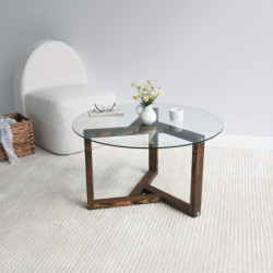 Mesa de centro Miro nogal Practica Hogar