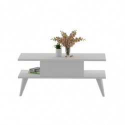 Mesa de centro Beta Blanco Practica Hogar