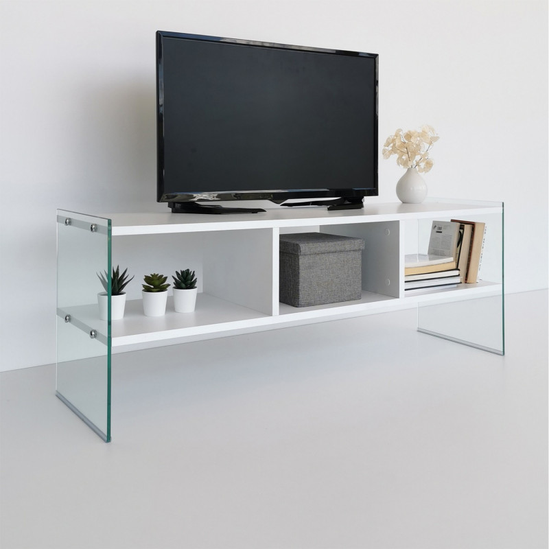 Mueble TV TV400 blanco Practica Hogar Mueble TV TV400 blanco Practica Hogar