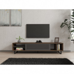 Mueble TV Eray antracita nogal Practica Hogar