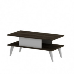 Mesa de centro Beta Nogal Blanco Practica Hogar