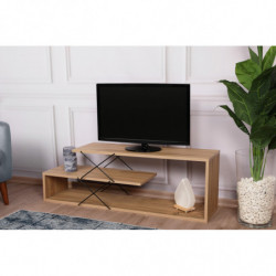 Mueble TV Zigzag roble Practica Hogar