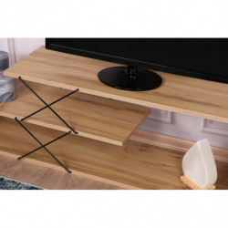 Mueble TV Zigzag roble Practica Hogar