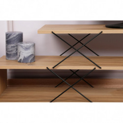Mueble TV Zigzag roble Practica Hogar