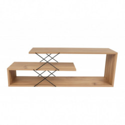 Mueble TV Zigzag roble Practica Hogar