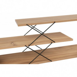 Mueble TV Zigzag roble Practica Hogar