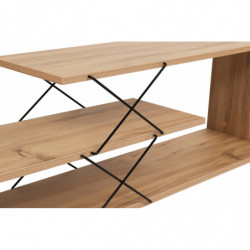 Mueble TV Zigzag roble Practica Hogar