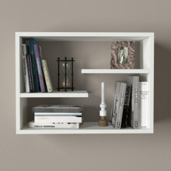 Estante de pared Tino blanco Practica Hogar