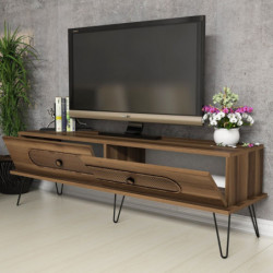 Mueble TV Ekol nogal Practica Hogar