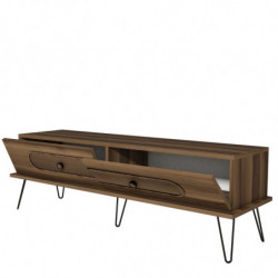 Mueble TV Ekol nogal Practica Hogar