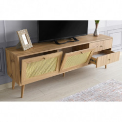 Mueble TV Patara 180 roble Practica Hogar