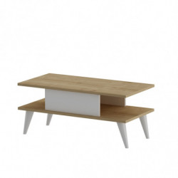 Mesa de centro Beta Zafiro Blanco Practica Hogar