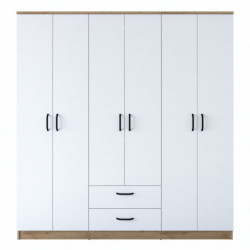 Armario BA115-2283 blanco nogal Practica Hogar