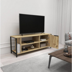 Mueble TV Bond negro fieltro Practica Hogar