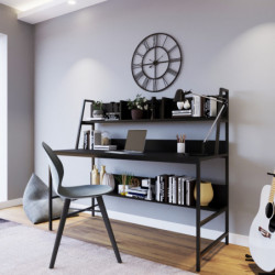 Escritorio de estudio Demir L200 negro Practica Hogar