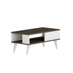 Mesa de centro Seul Nogal Blanco Practica Hogar