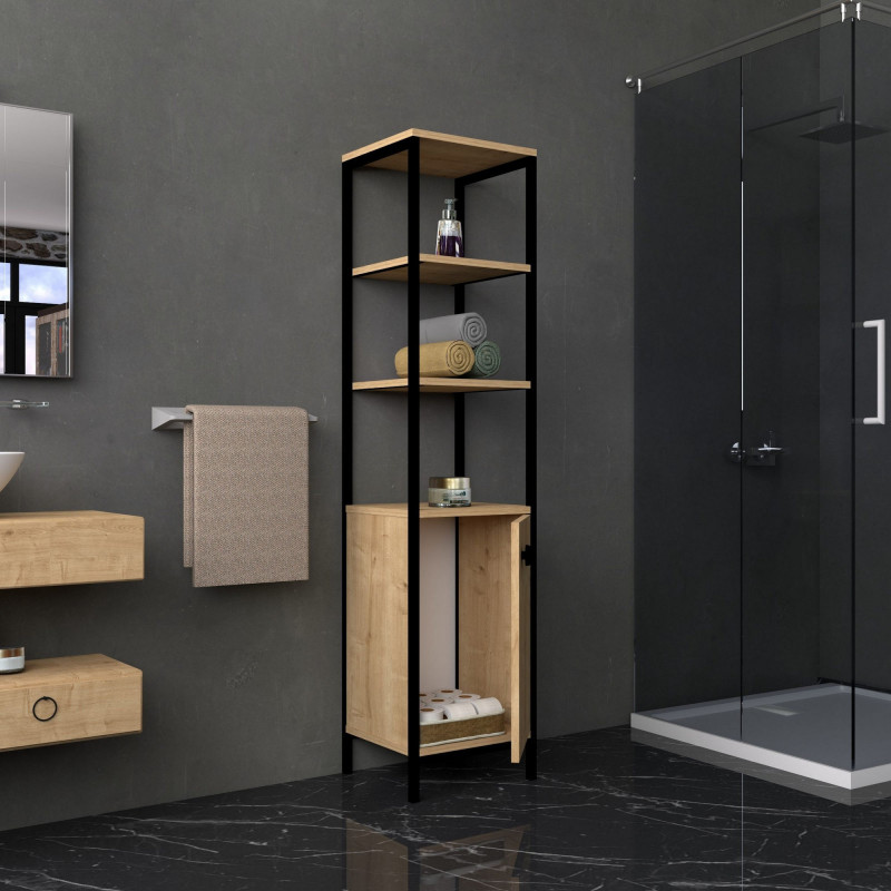 Mueble de baño Derin antracita zafiro Practica Hogar Mueble de baño Derin antracita zafiro Practica Hogar