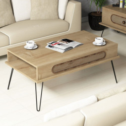 Mesa de centro Ekol roble Practica Hogar
